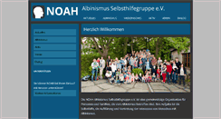 Desktop Screenshot of albinismus.de